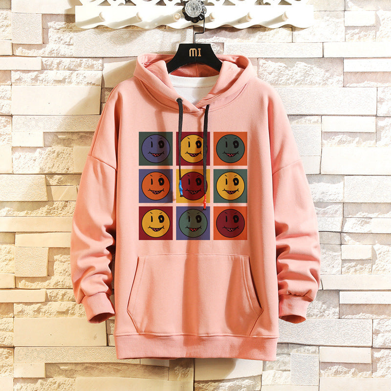 Printed Small  Hoodie Casual Loose Jacket