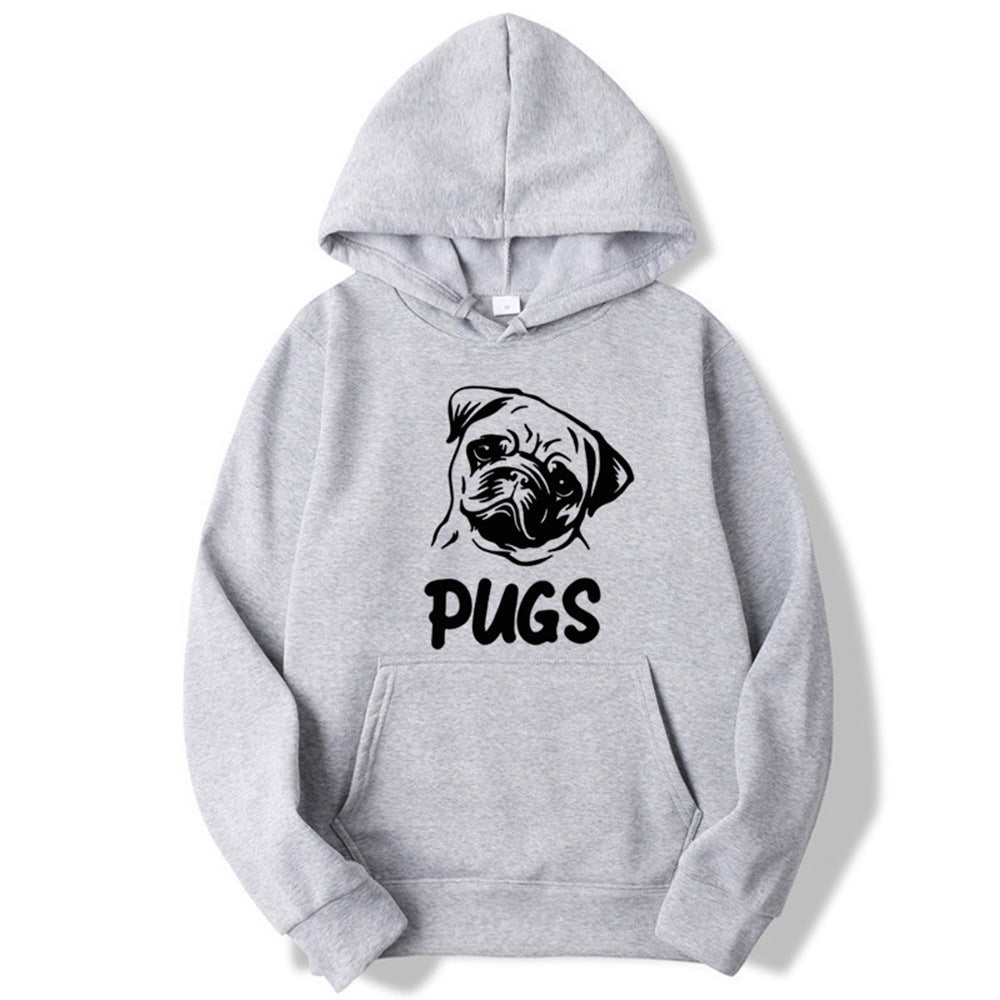 Hip Hop Pug Printed Sweater