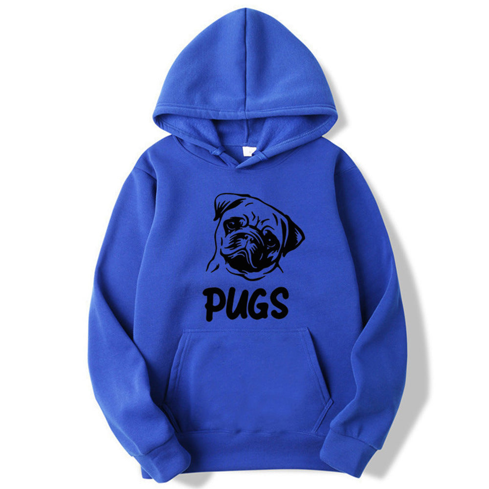 Hip Hop Pug Printed Sweater