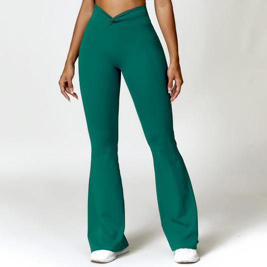 High-Waist Yoga Pants with Pockets