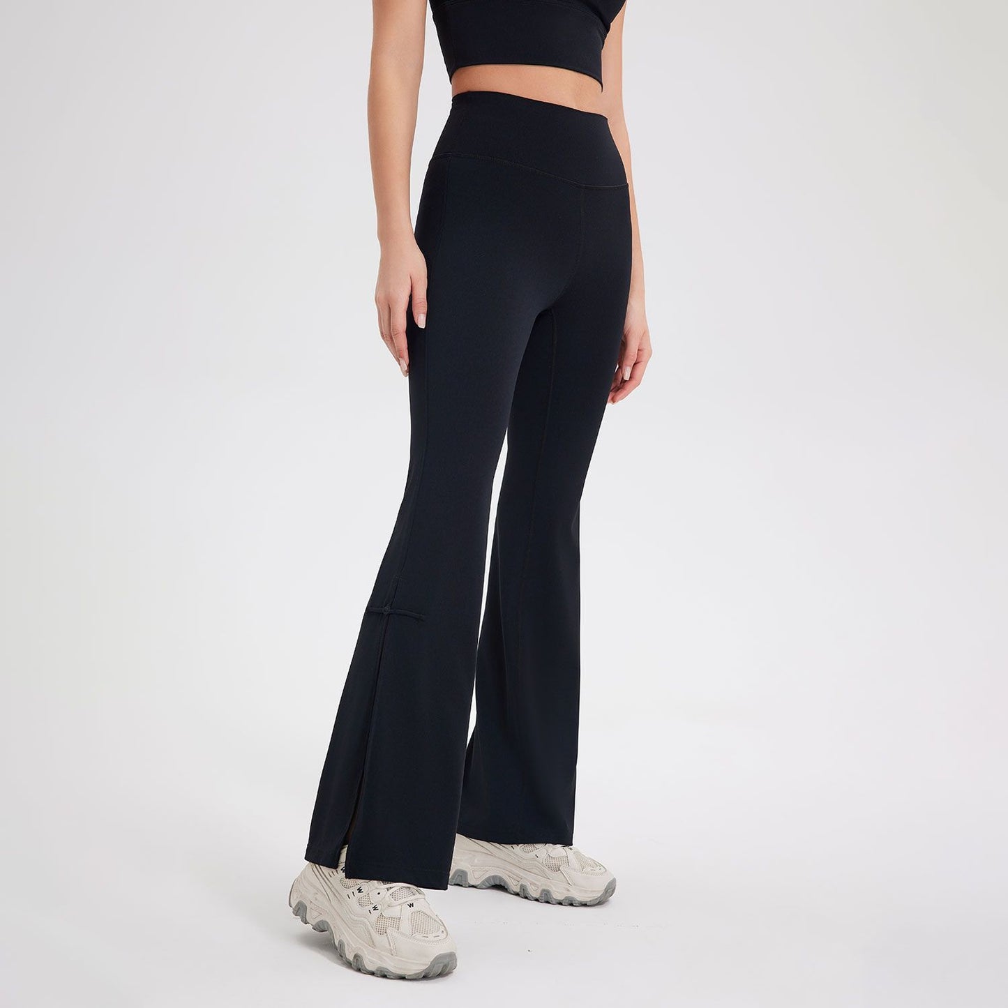 Peach Lift High-Waist Bell-Bottom Sports Pants