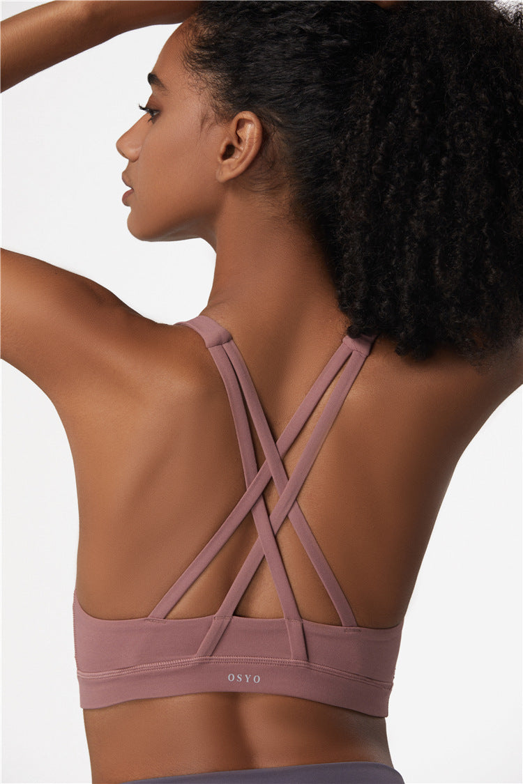 Beauty Cross-Back Sports Bra