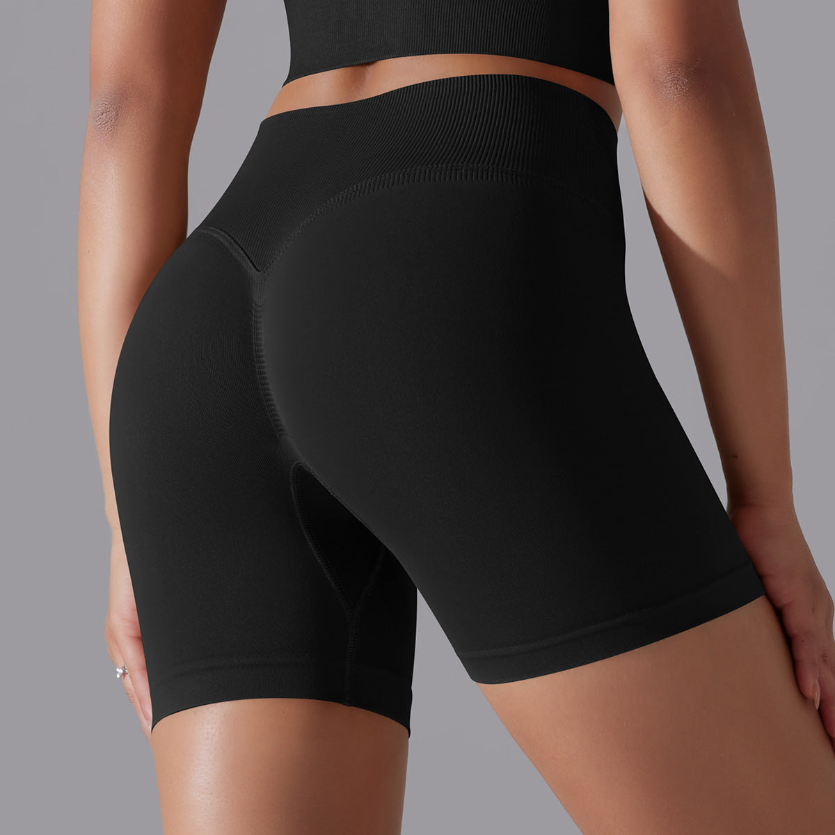 Hip Raise Skinny High Elastic Yoga Shorts