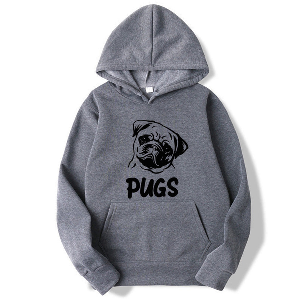 Hip Hop Pug Printed Sweater