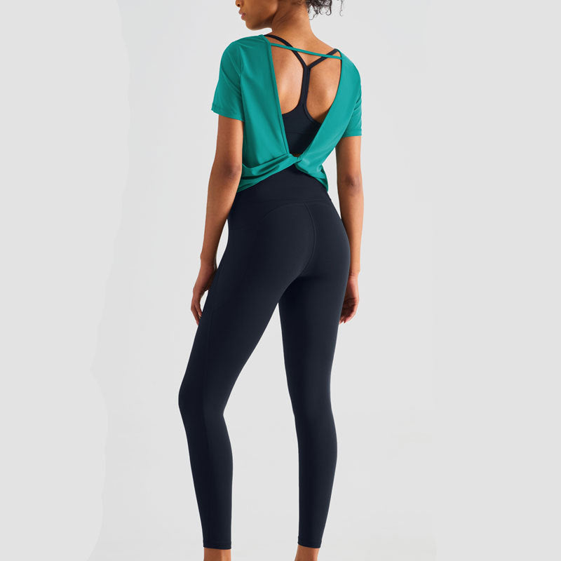 High-Waist Peach Lift Yoga Leggings