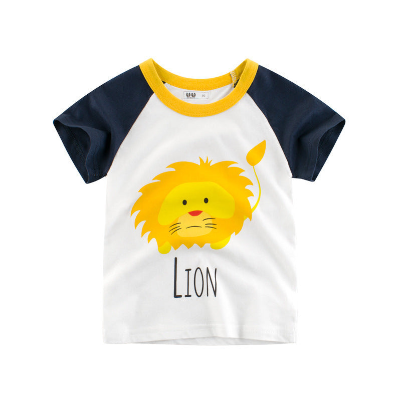 Boy's Summer New Product Children's Short Sleeved T Shirt