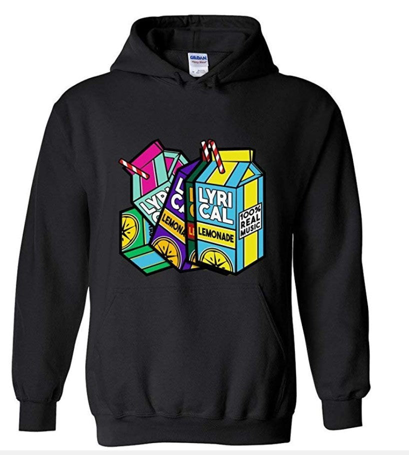 Lyrical Lemonade Lemon Print Velvet Hoodie