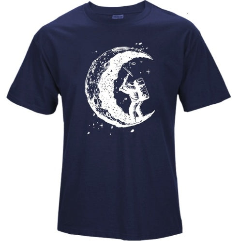 Digging the Moon Print Tee