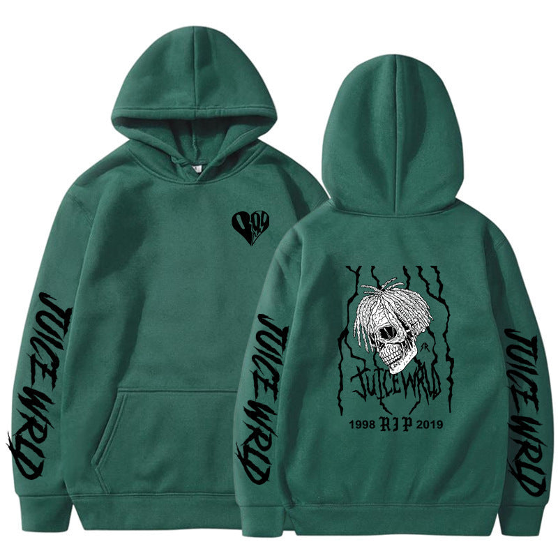 Men's And Women's Printed Loose Hoodie