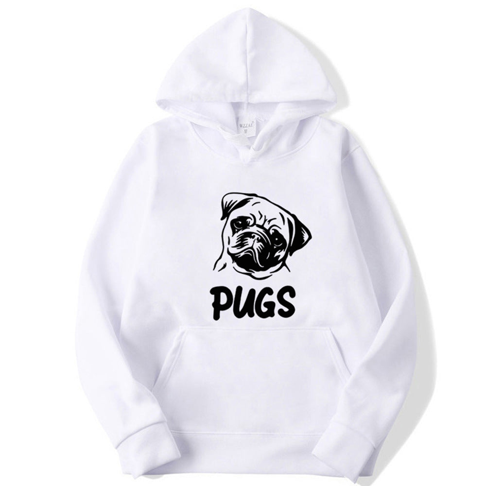 Hip Hop Pug Printed Sweater