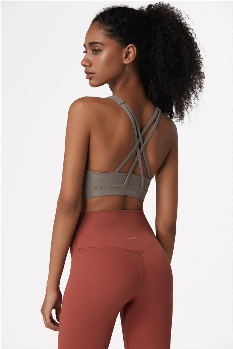 Beauty Cross-Back Sports Bra