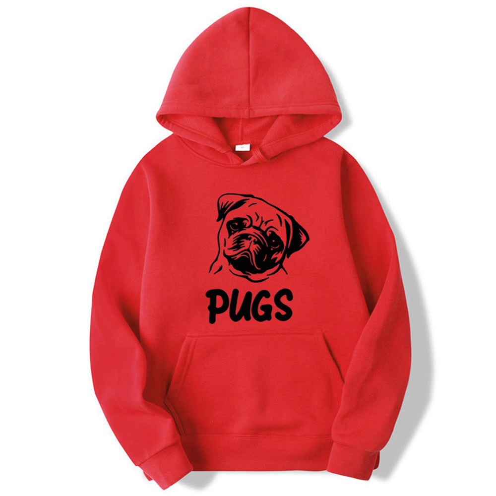 Hip Hop Pug Printed Sweater