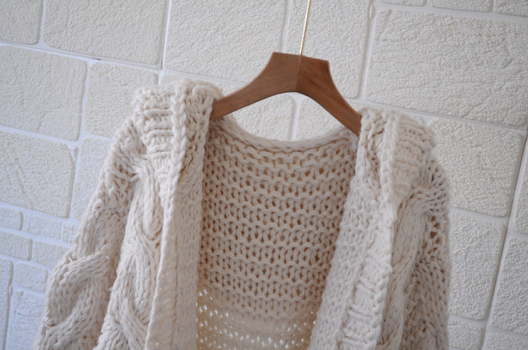 Women's Twist Knit Cardigan Jacket