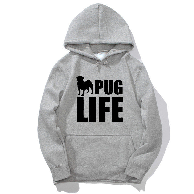 Pug Life Printed Hoodies