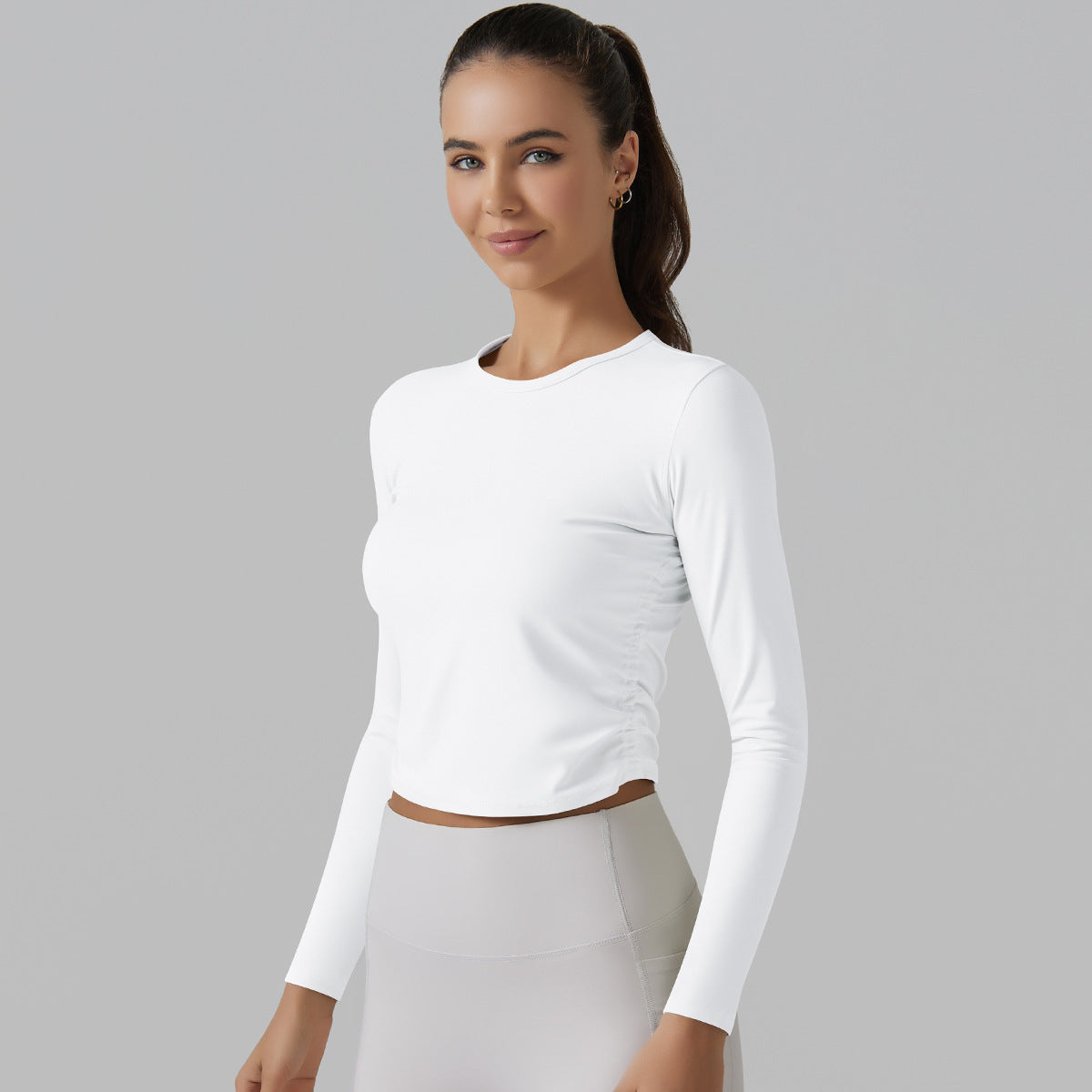 High Elastic Long Sleeve Fitness Top