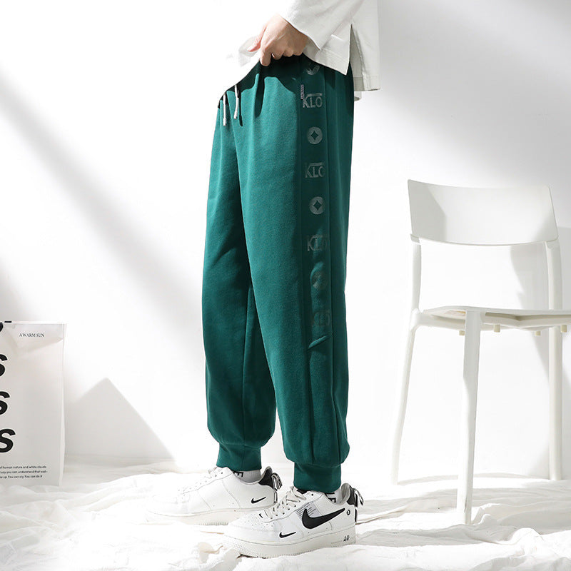 Fashion Boys Spring Solid Color Sports Pants