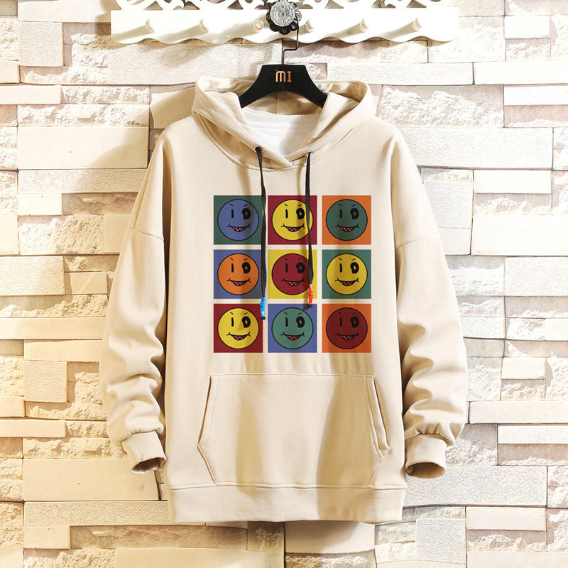 Printed Small  Hoodie Casual Loose Jacket