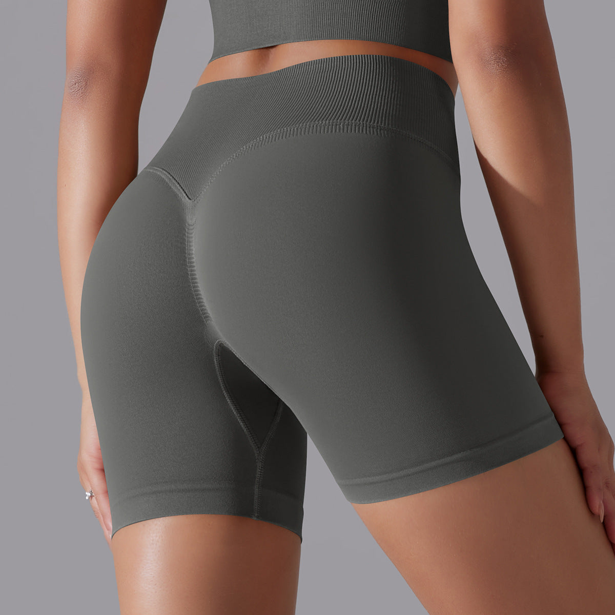 Hip Raise Skinny High Elastic Yoga Shorts