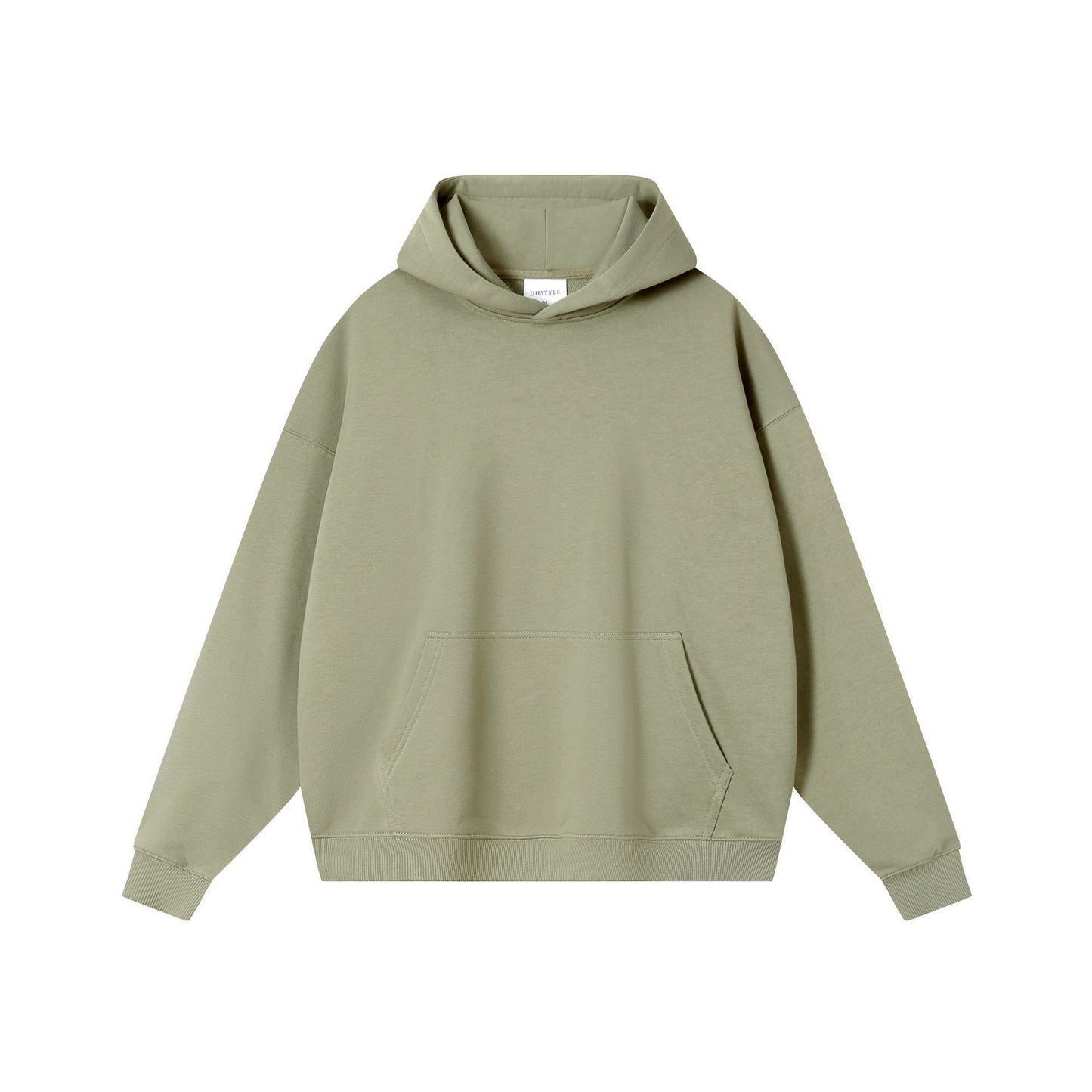 Drop Shoulder Hooded Pullover Men's Autumn And Winter Hoodie