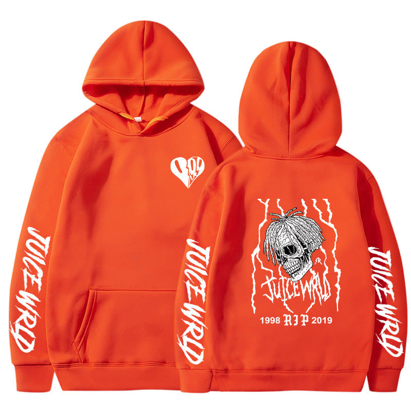 Men's And Women's Printed Loose Hoodie