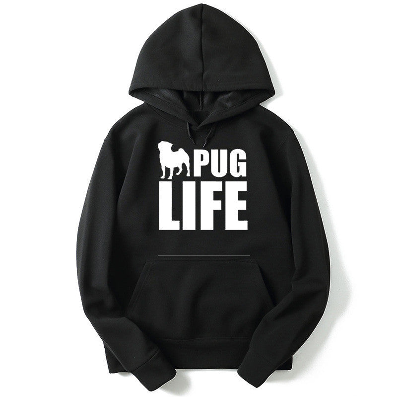 Pug Life Printed Hoodies