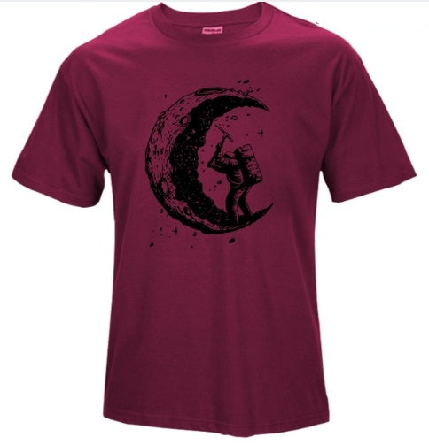 Digging the Moon Print Tee