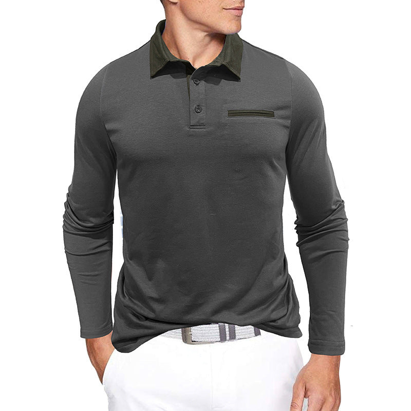 Cotton Contrast Polo Shirt