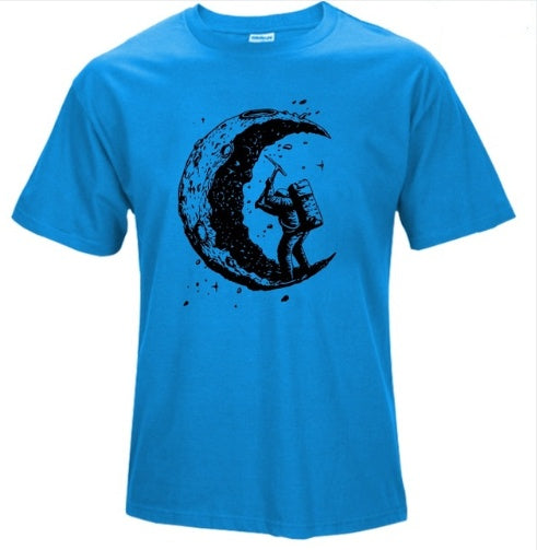 Digging the Moon Print Tee