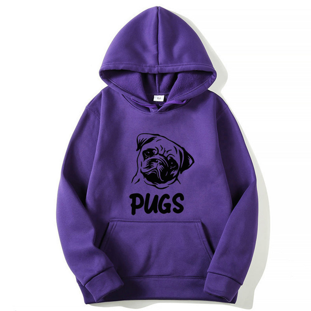 Hip Hop Pug Printed Sweater