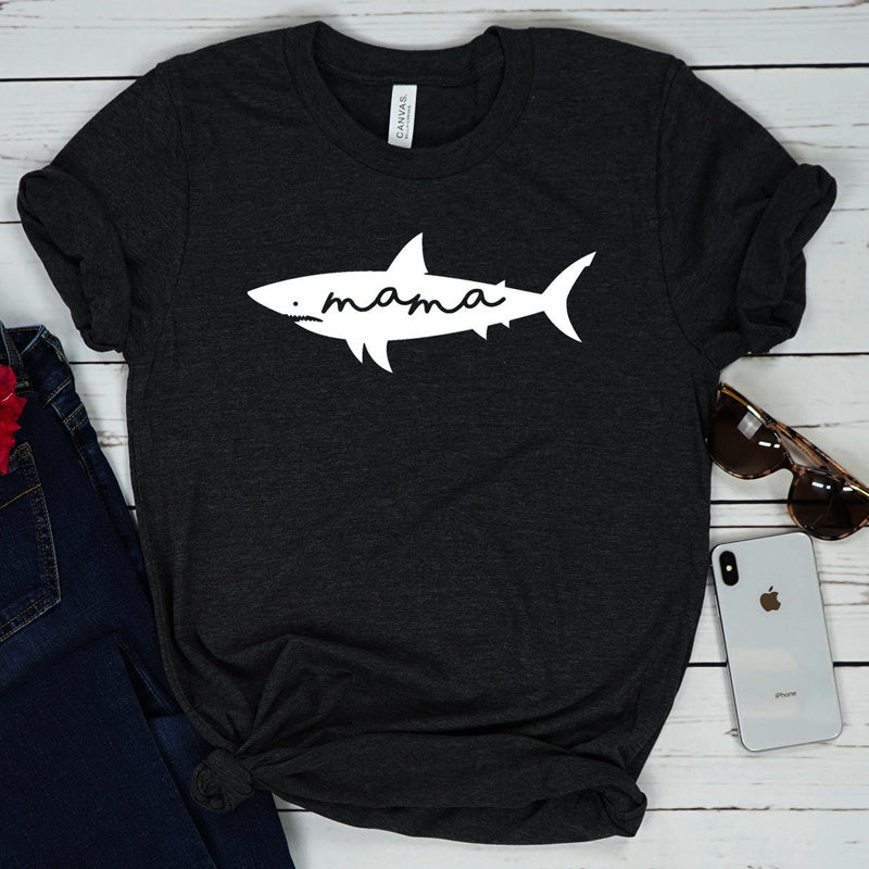 Shark graphic T-shirt