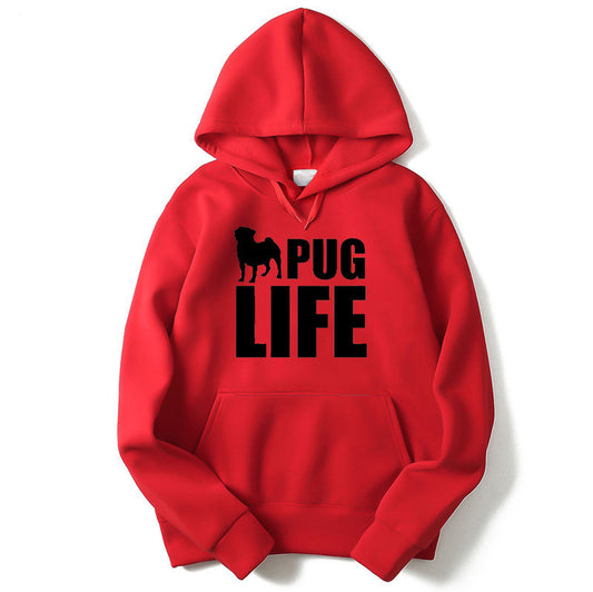 Pug Life Printed Hoodies