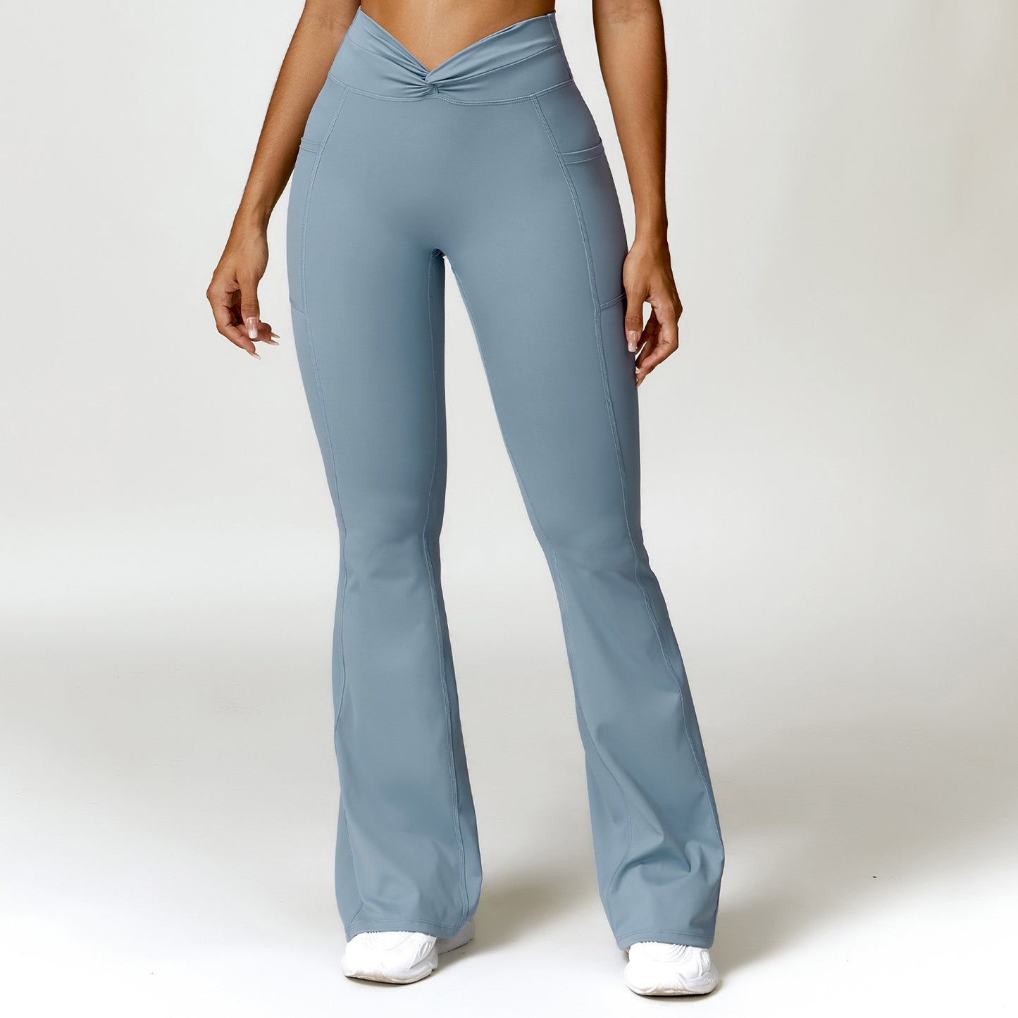 High-Waist Yoga Pants with Pockets