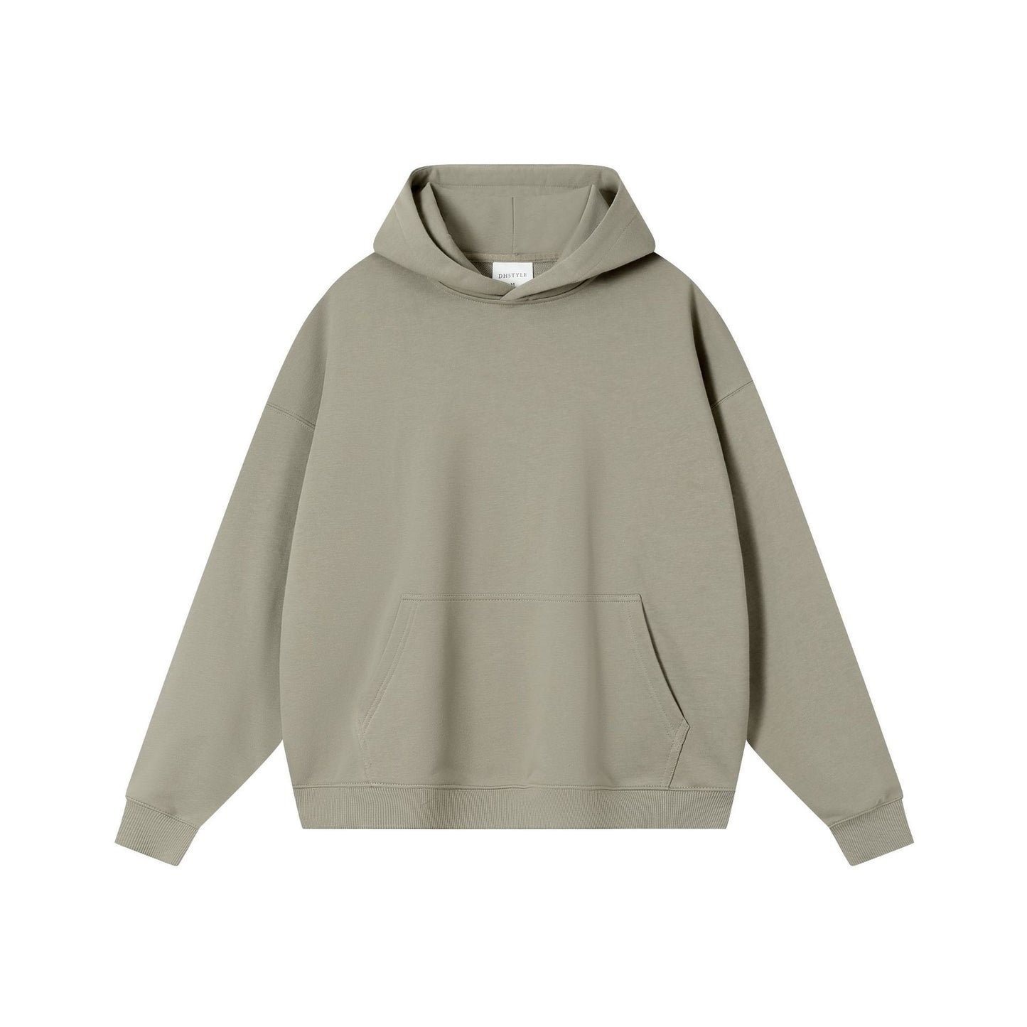 Drop Shoulder Hooded Pullover Men's Autumn And Winter Hoodie