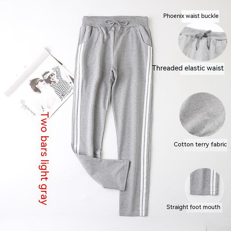 Loose Plus Size Straight Sports Pants