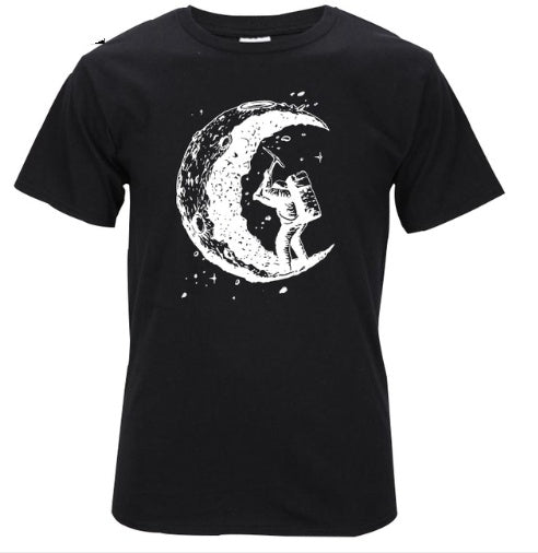 Digging the Moon Print Tee