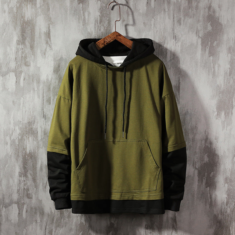 Two-Layered Hoodie with a Loose Fit