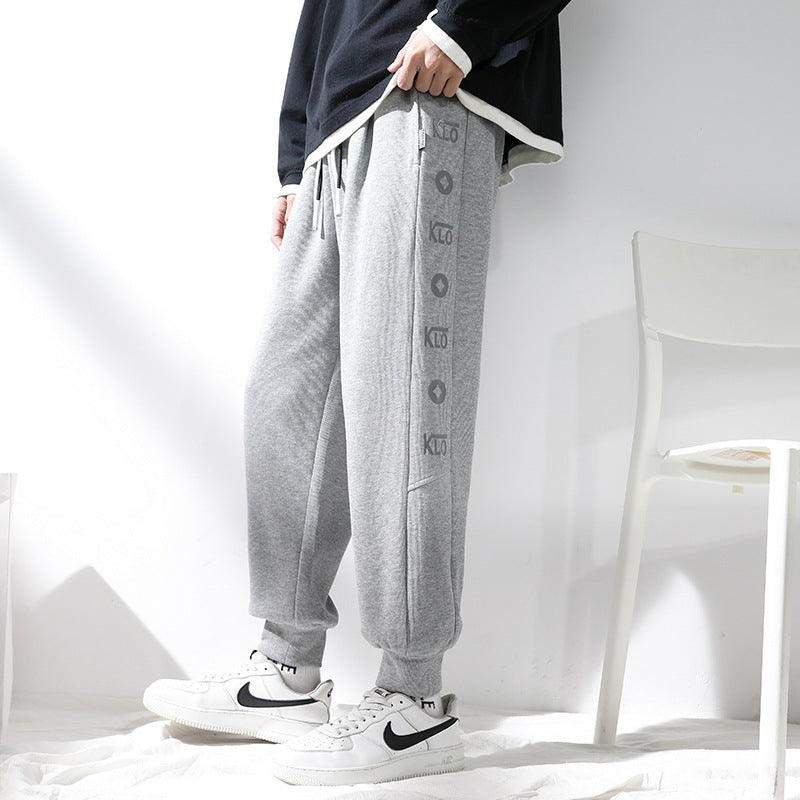 Fashion Boys Spring Solid Color Sports Pants