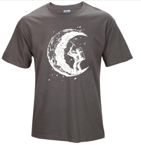 Digging the Moon Print Tee