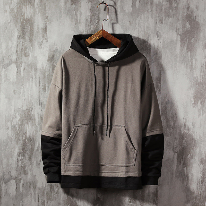 Two-Layered Hoodie with a Loose Fit