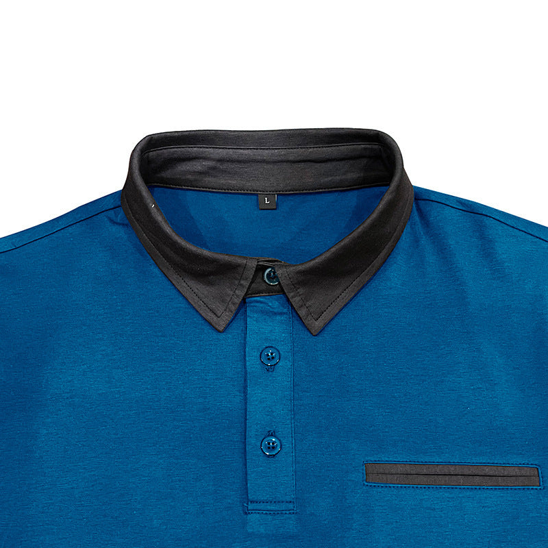 Cotton Contrast Polo Shirt