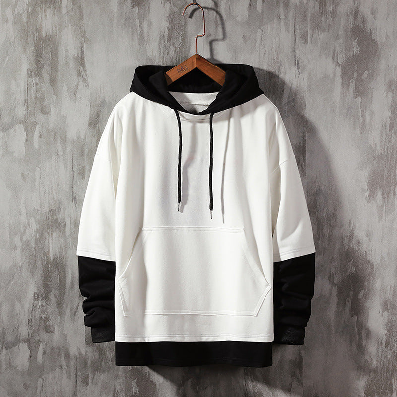 Two-Layered Hoodie with a Loose Fit