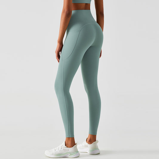 High-Waist Peach Lift Yoga Leggings