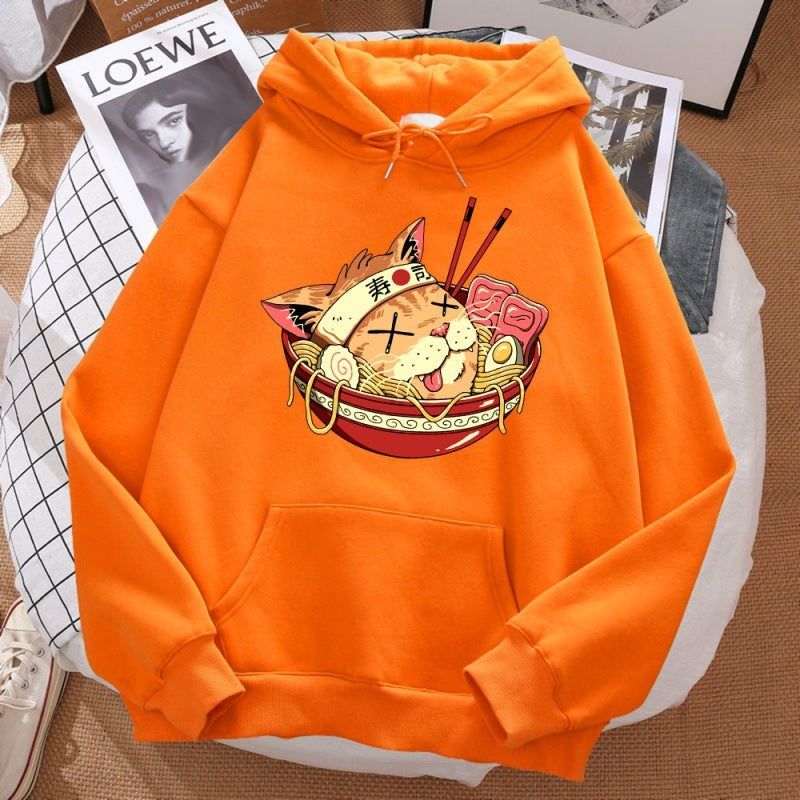 Japanese Ramen Catabuki Samurai Cat Sushi Streetwear Mens St