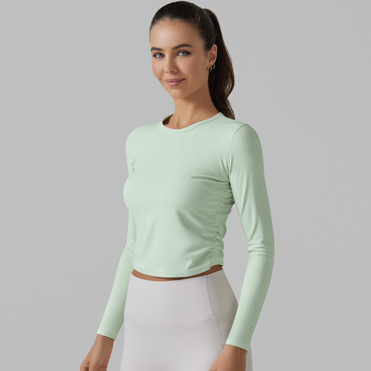 High Elastic Long Sleeve Fitness Top