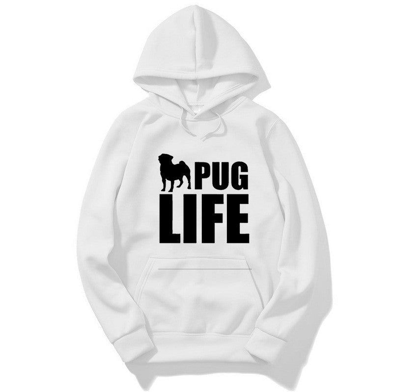 Pug Life Printed Hoodies