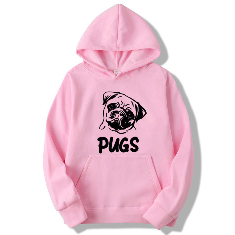 Hip Hop Pug Printed Sweater