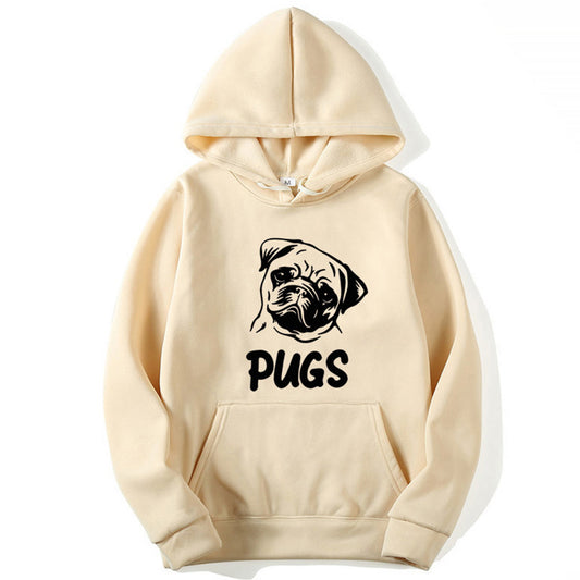 Hip Hop Pug Printed Sweater