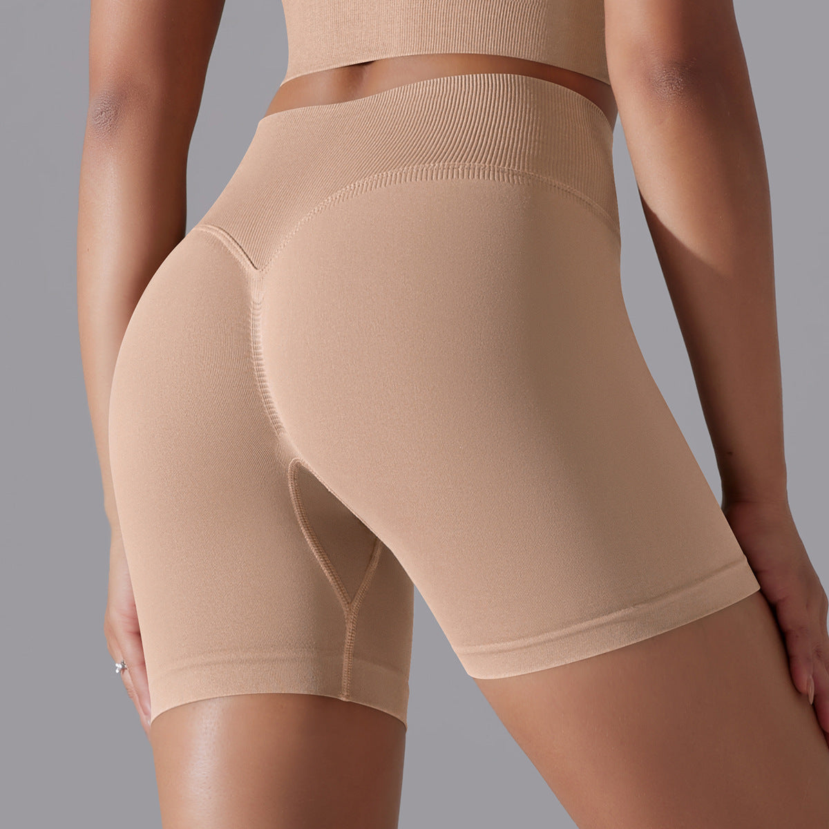 Hip Raise Skinny High Elastic Yoga Shorts