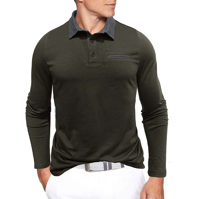 Cotton Contrast Polo Shirt