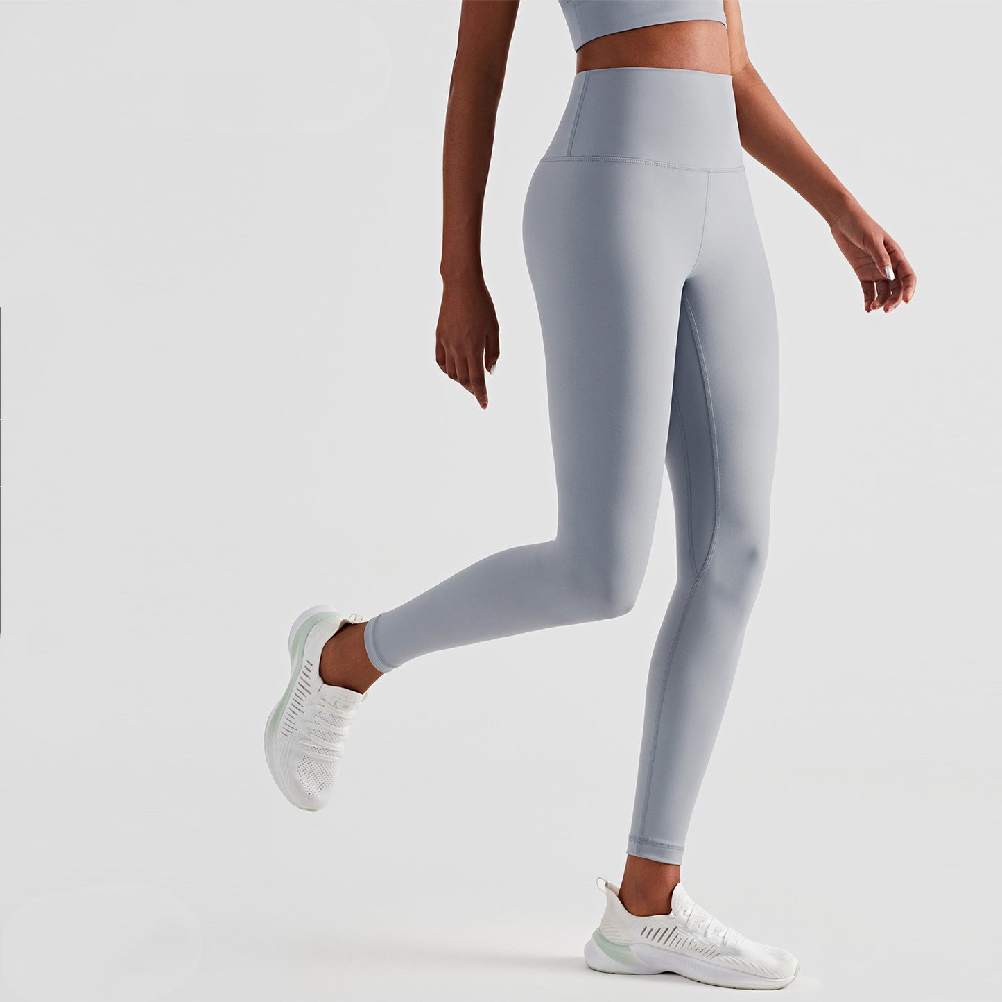 High-Waisted Peach Lift Running Sports Tights